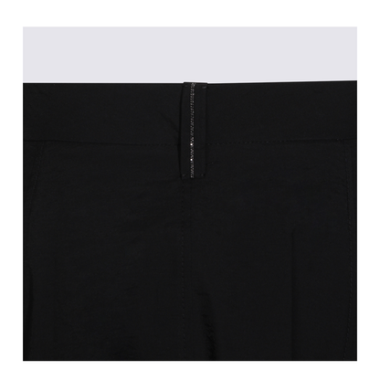 Women's Button Flared Skirt Black - Image 8
