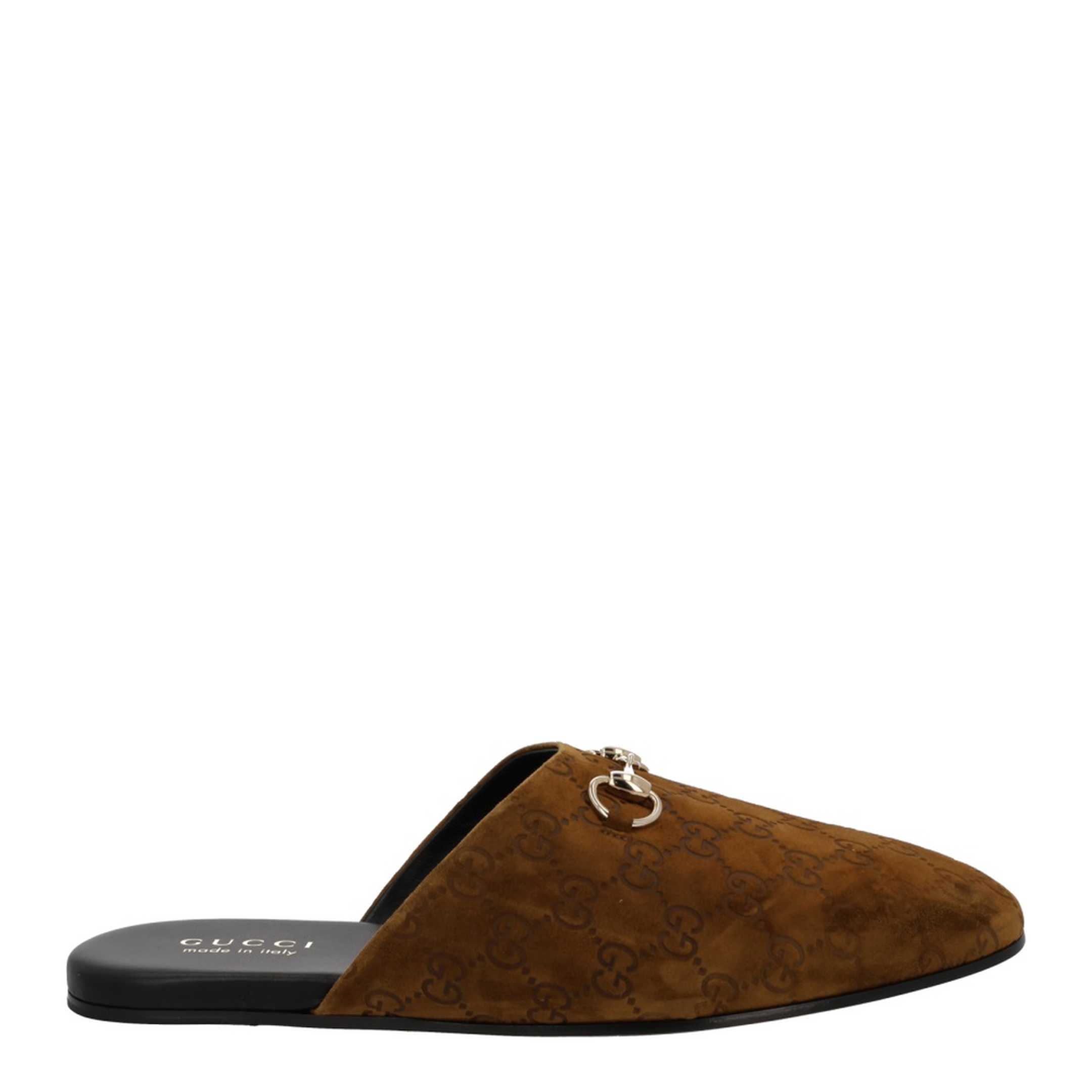 Horsebit Mule Brown Suede - Image 1