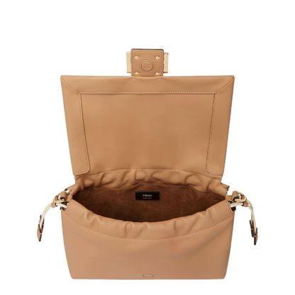 Mamma Baguette Medium Leather Beige - Image 3