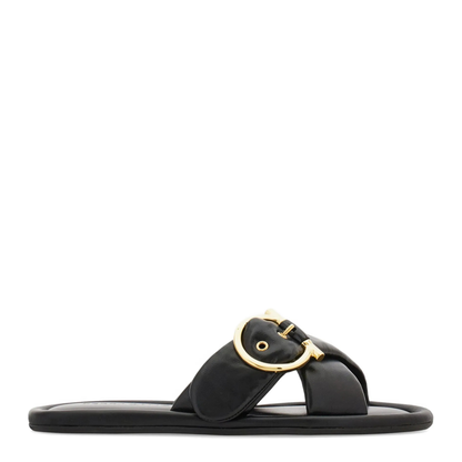 Elyzia Leather Slide - Image 1