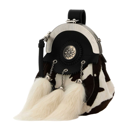 Printed Calf Hair Clutch - Image 2