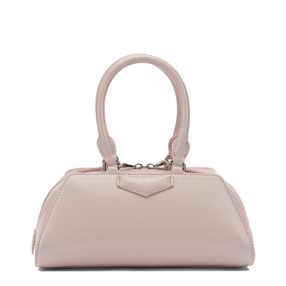 Antigona Mini Box Leather Handbag - Baby Pink - Image 1