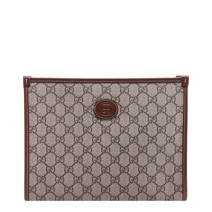 Beauty Case in Tessuto GG Supreme and Leather - Image 1
