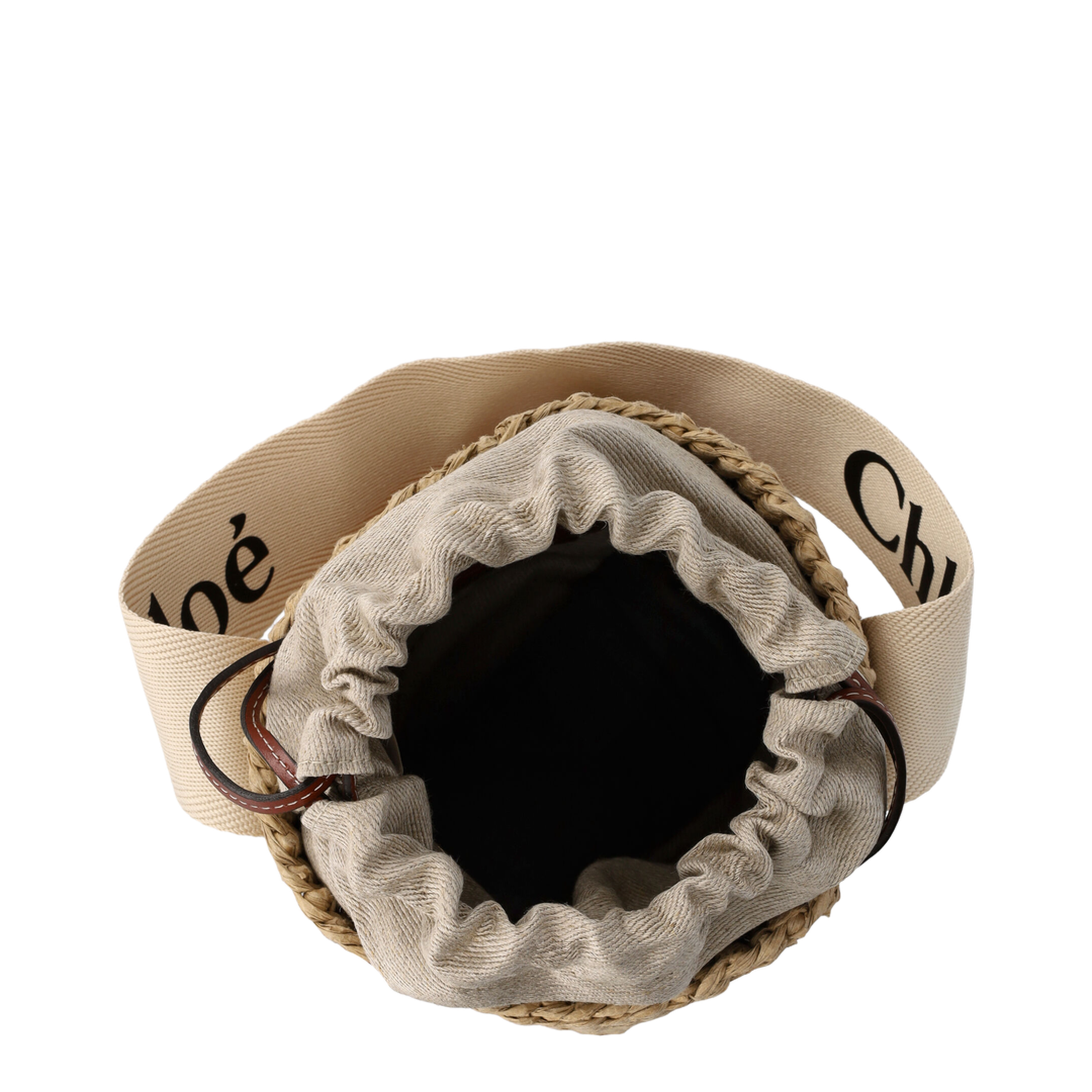 Small Woody Basket in Natural Fibers - Image 8