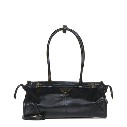 Bonnie Medium Calfskin Handbag - Nero - Image 1