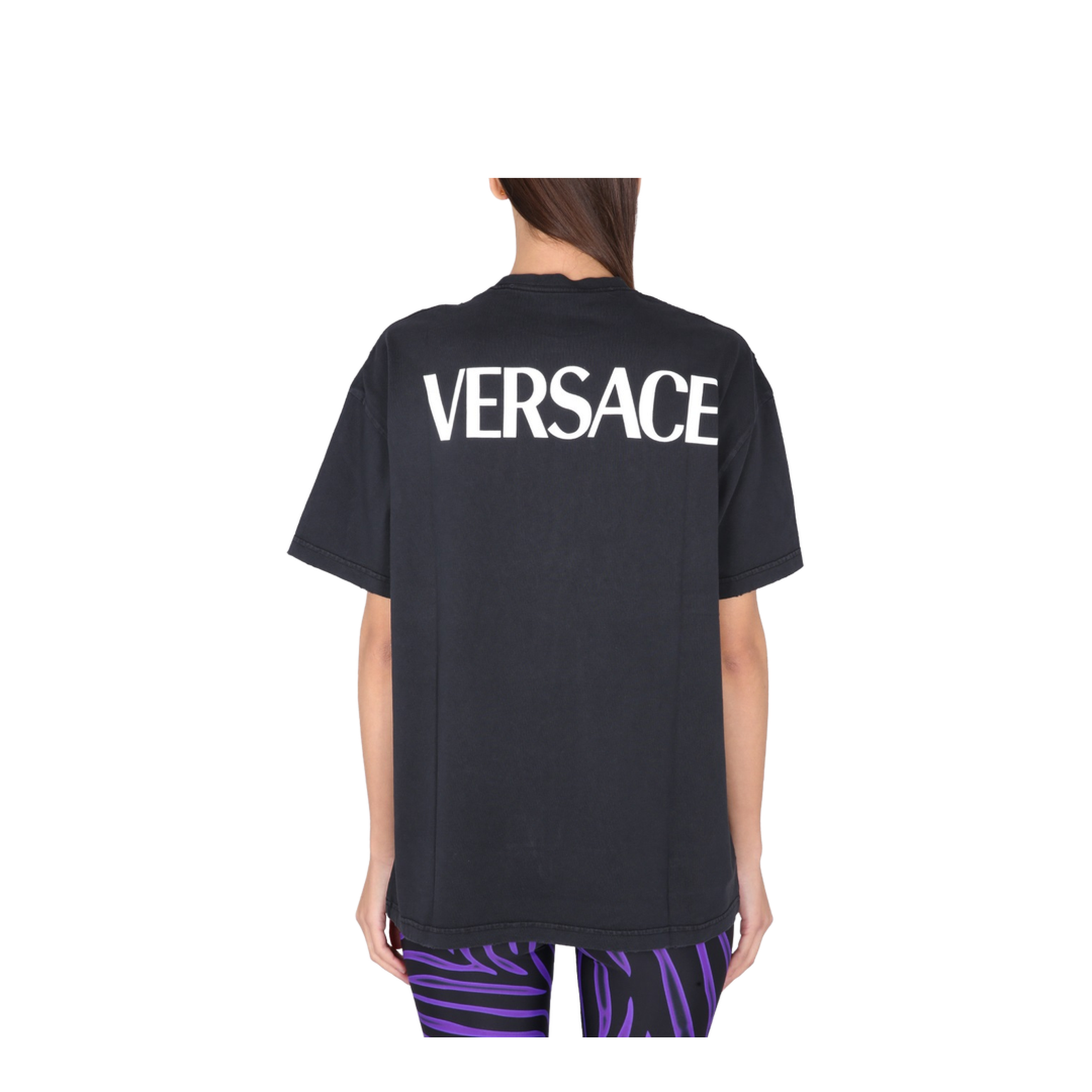 Logo-print Cotton T-shirt In Black - Image 3