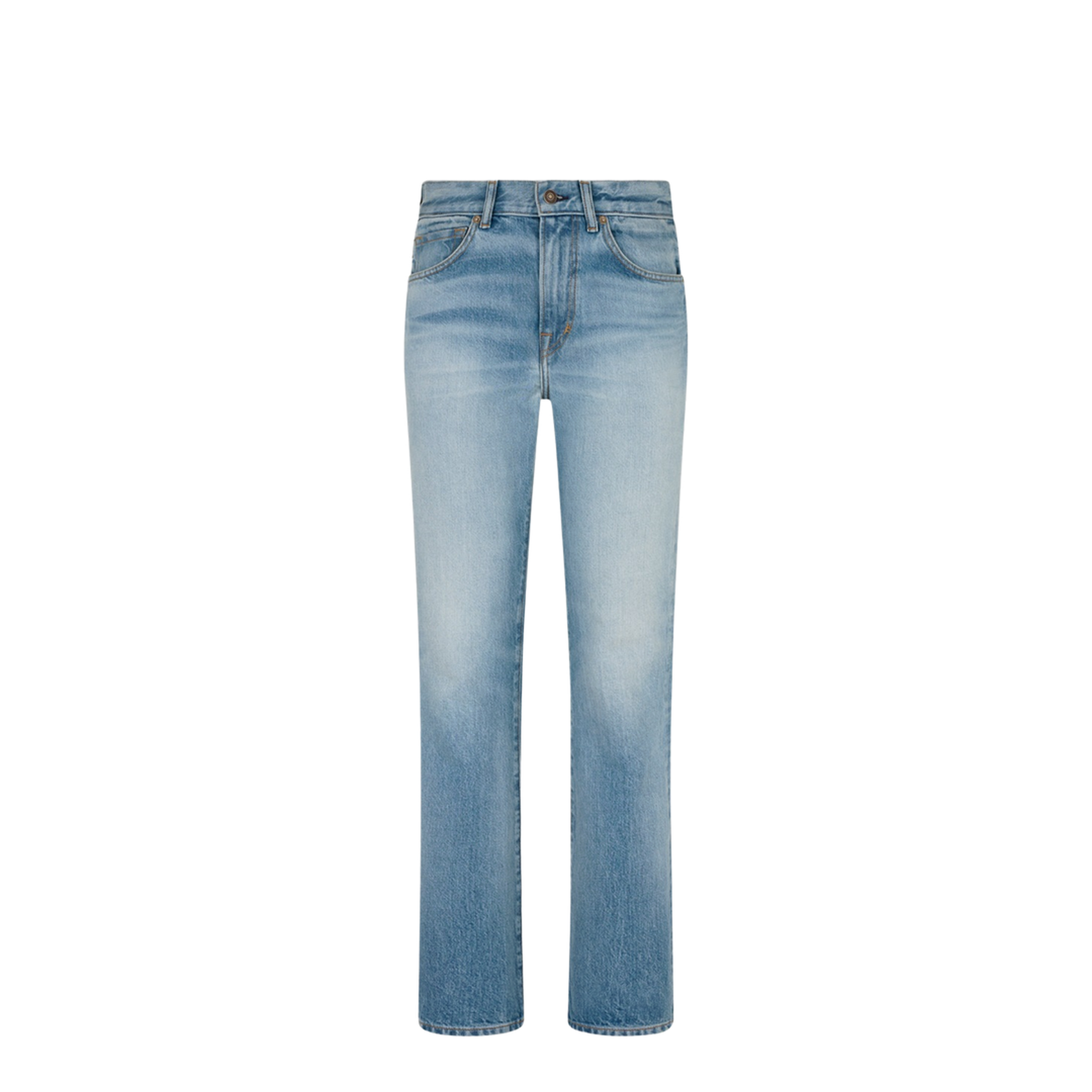 Washed Denim Jeans - Image 1