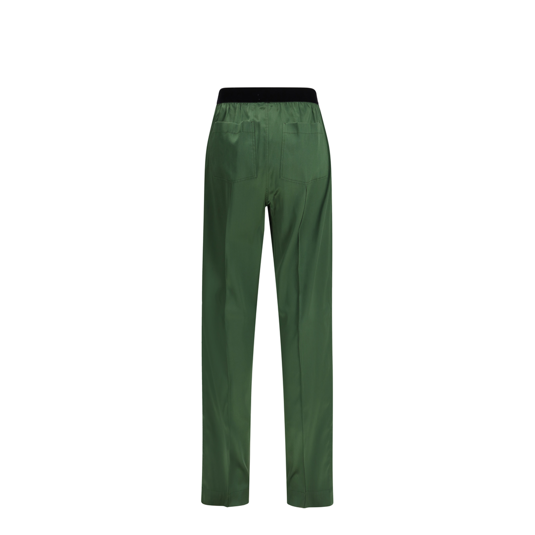 Stretch Silk Satin Pants - Image 2