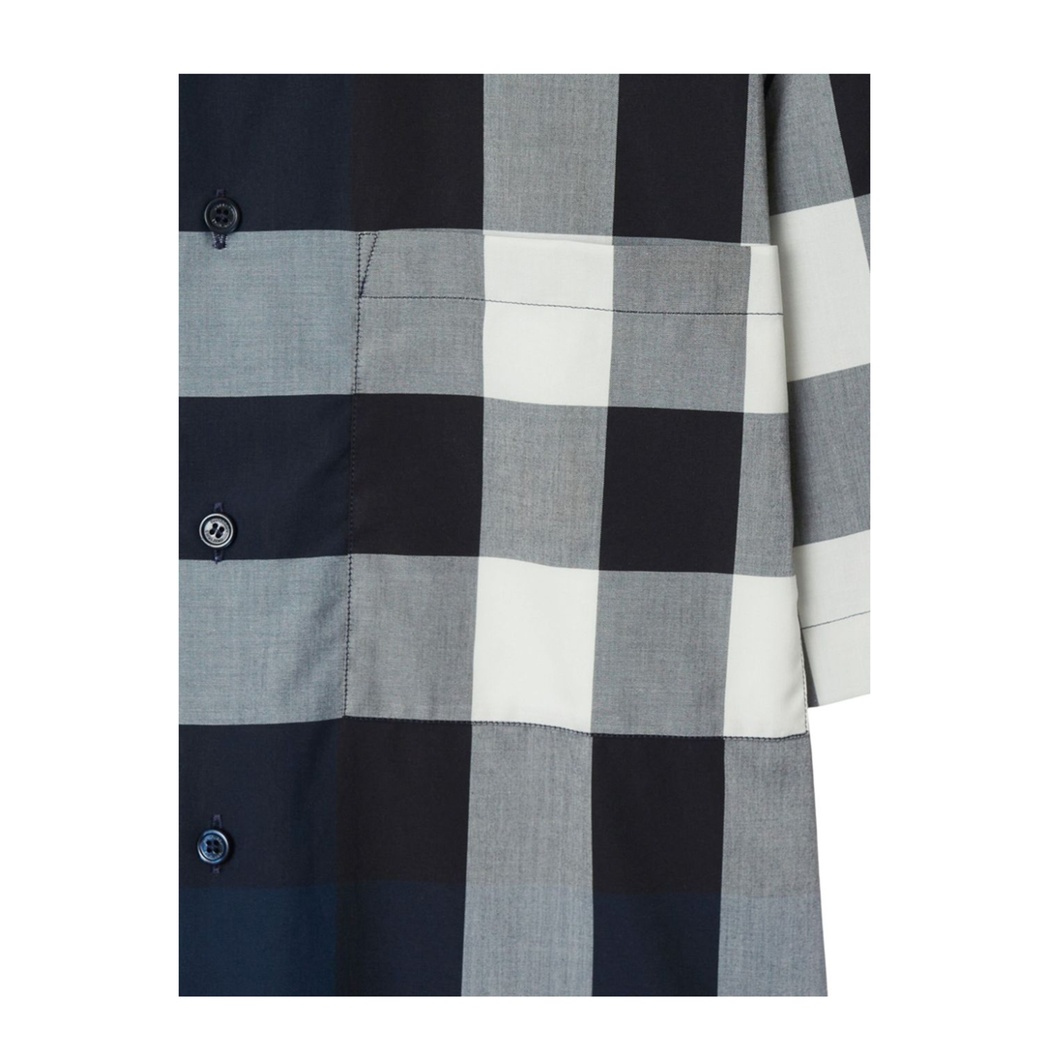 Cotton Check Pattern Shirt - Image 2