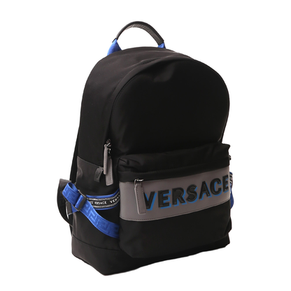Black Fabric Backpack - Image 3