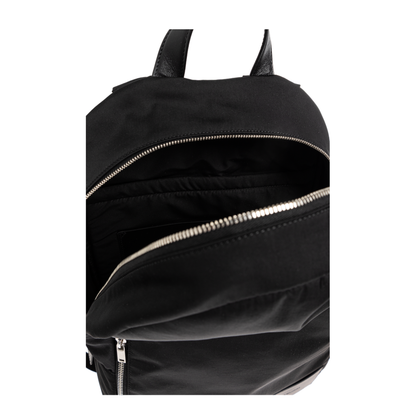 Urban Medium Coated Nylon Backpack - Black - Image 5