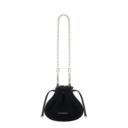 Pumpkin Mini Bag In Velvet With Strass - Image 1