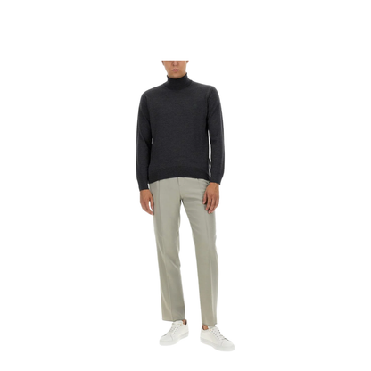 Turtleneck Embroidery Grey - Image 2