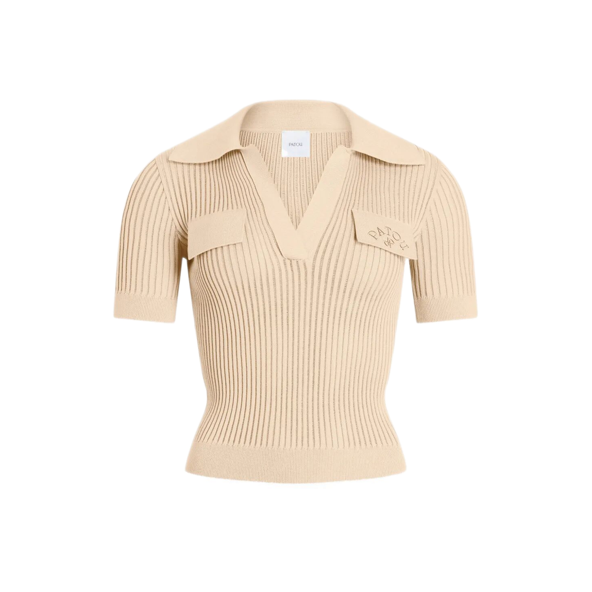 Embroidered Cotton Polo Shirt - Image 1