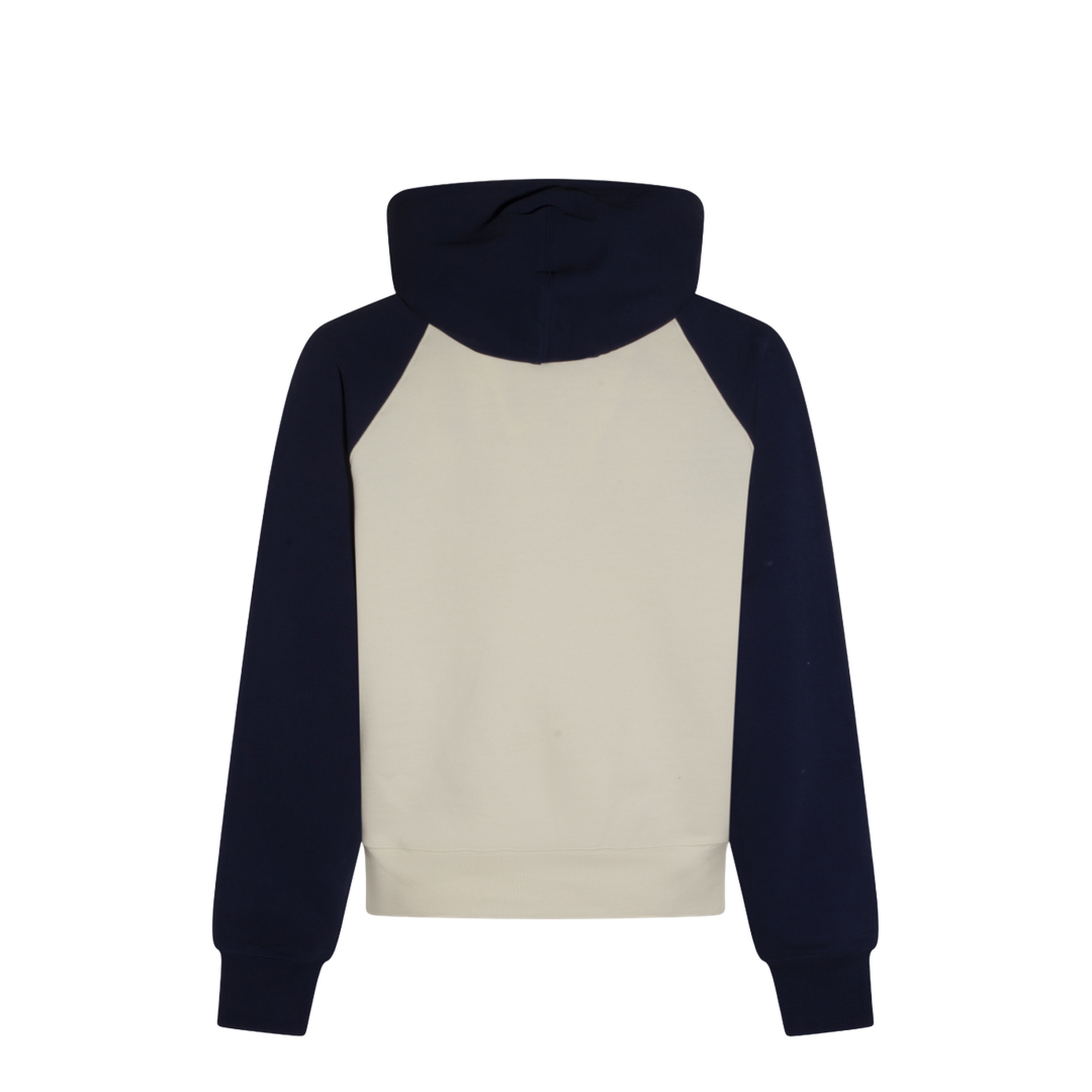Hoodie in Cream/Blue - Image 4