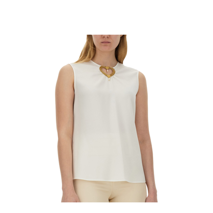 Blouse with Heart Applique - Image 4