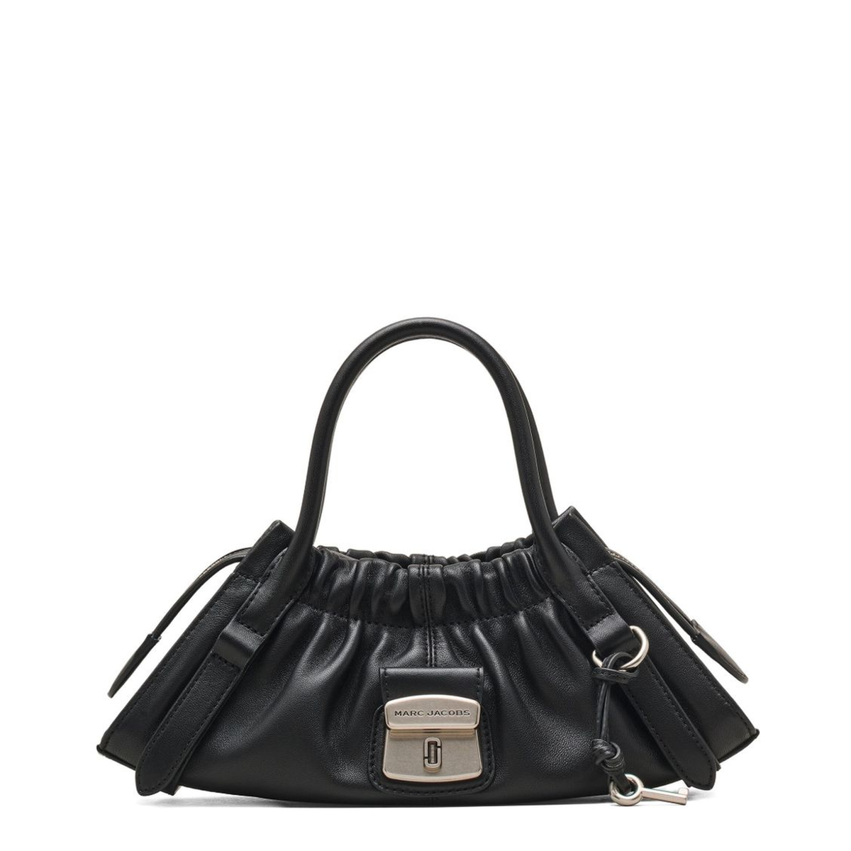 The Cristina Small Nappa Leather Satchel - Black - Image 1