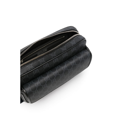 GG Black Small Leather Crossbody Bags - Black - Image 5