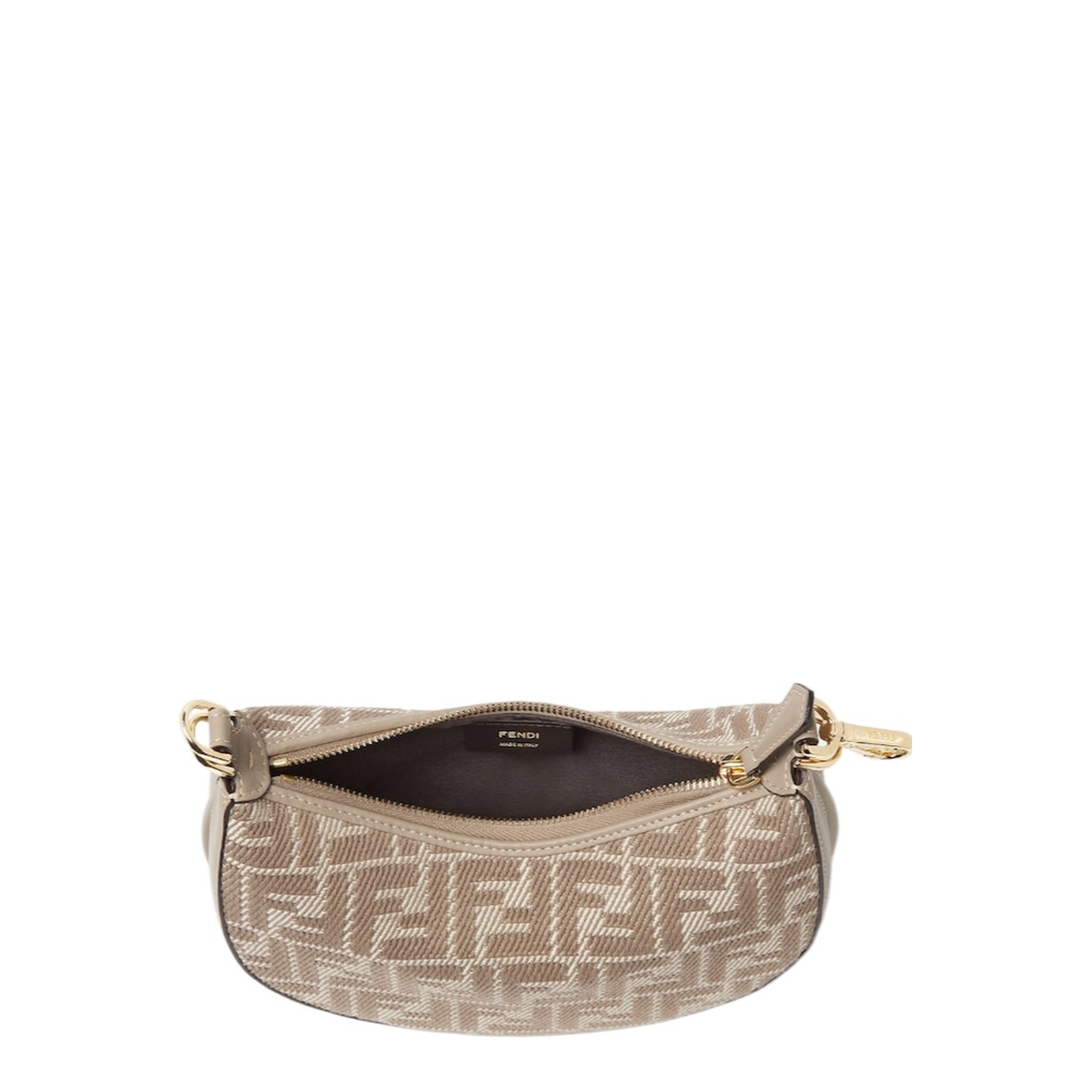 Fendigraphy Mini
Dove Grey Denim Effect FF Jacquard Mini Bag - Image 3