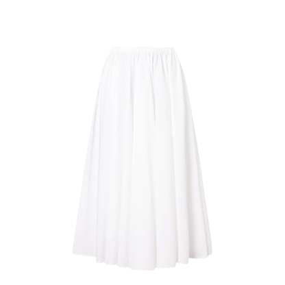 Cotton Midi Skirt - Image 3
