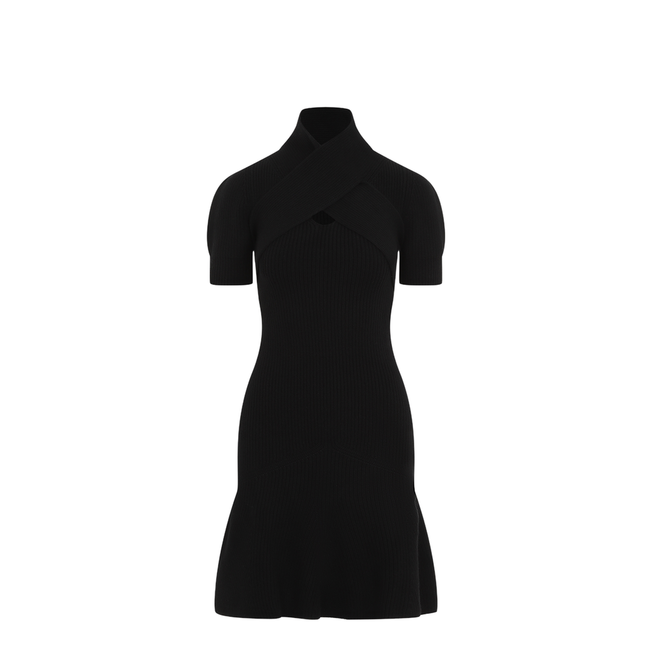 Scarf Draped Dress - Image 1