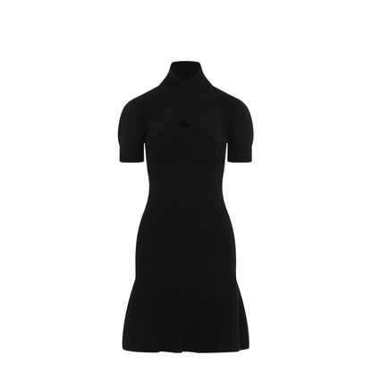 Scarf Draped Dress - Image 1