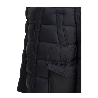 Long Down Jacket With Hood - Image 4