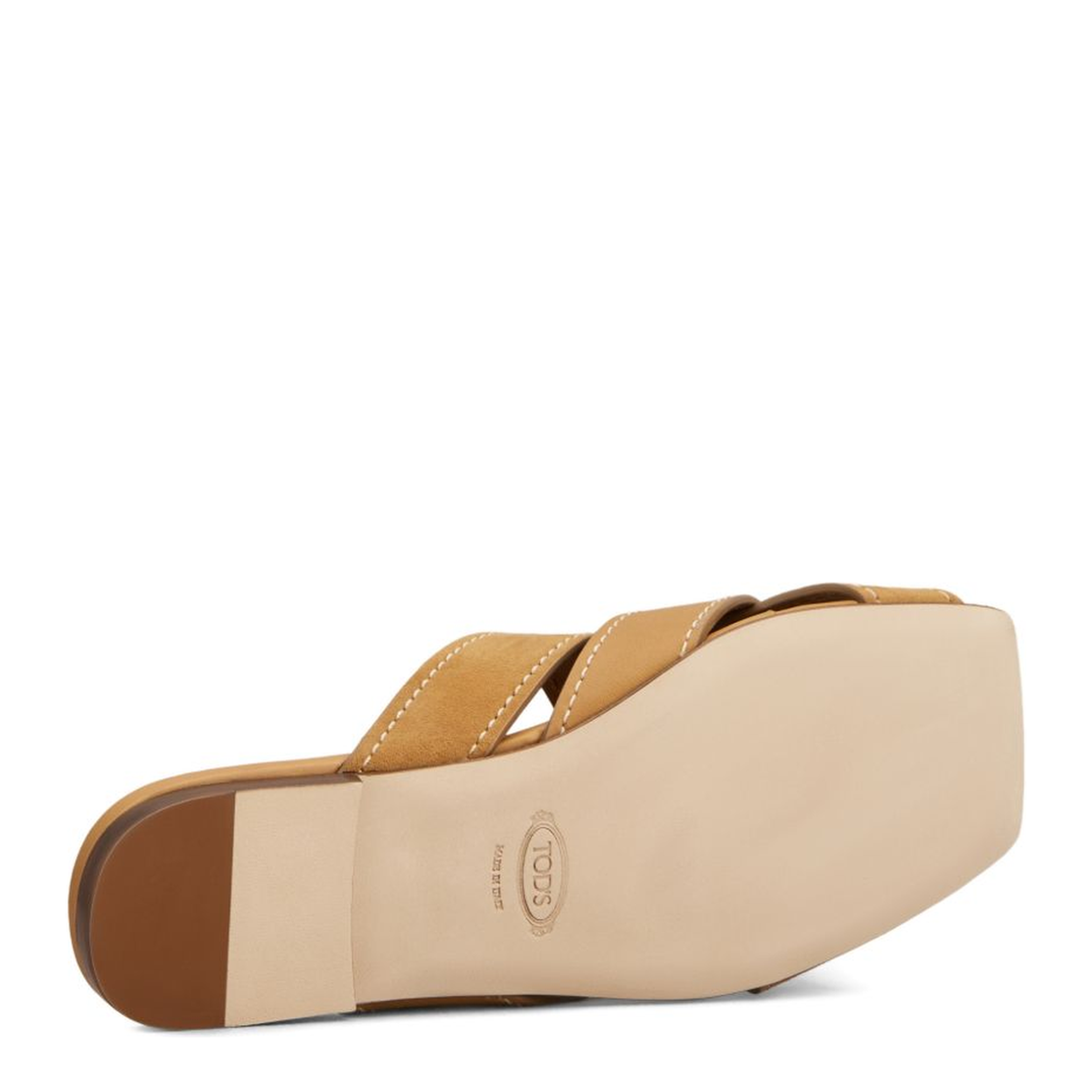 Smooth and Suede Leather Slides - Image 3