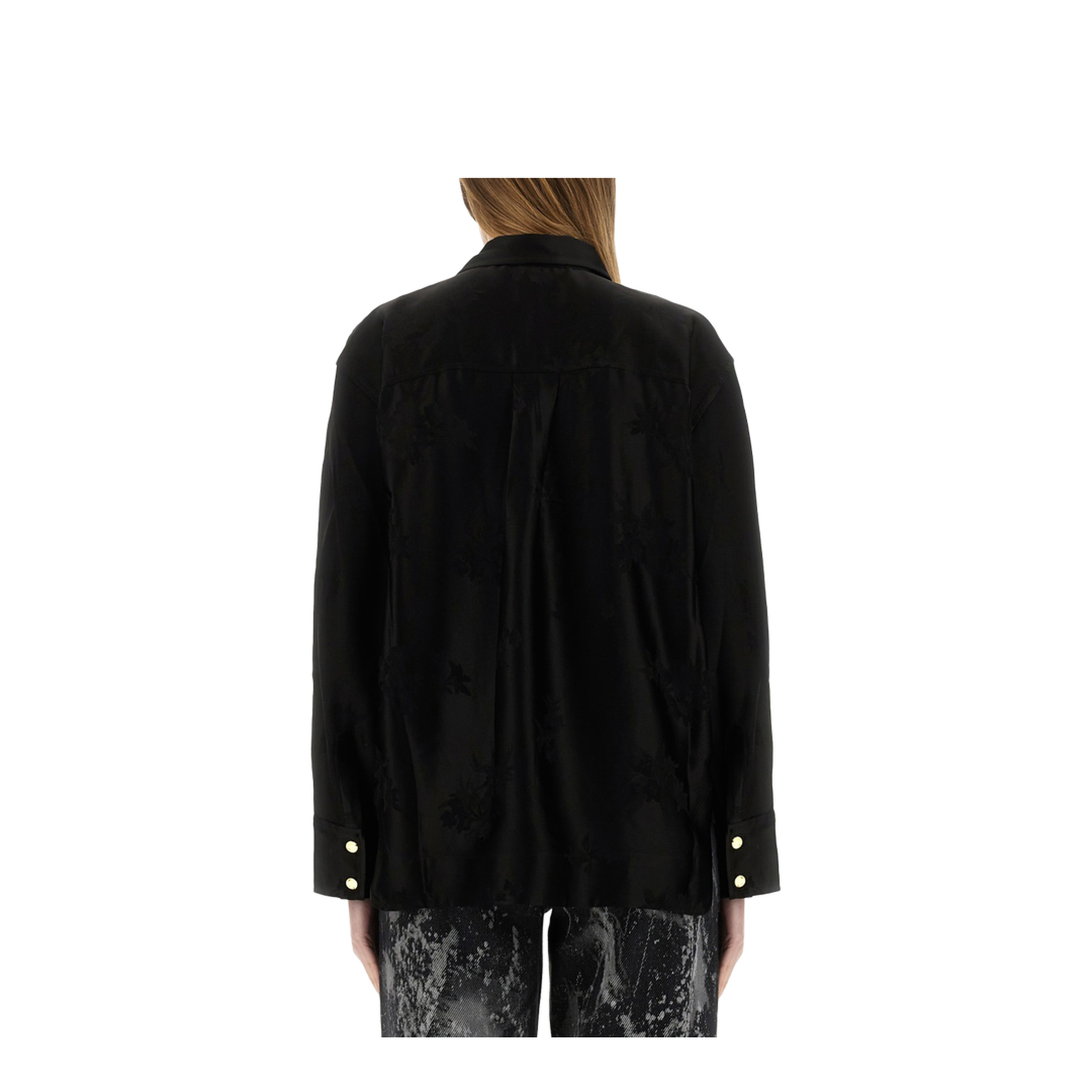 Jacquard Satin Shirt - Image 3