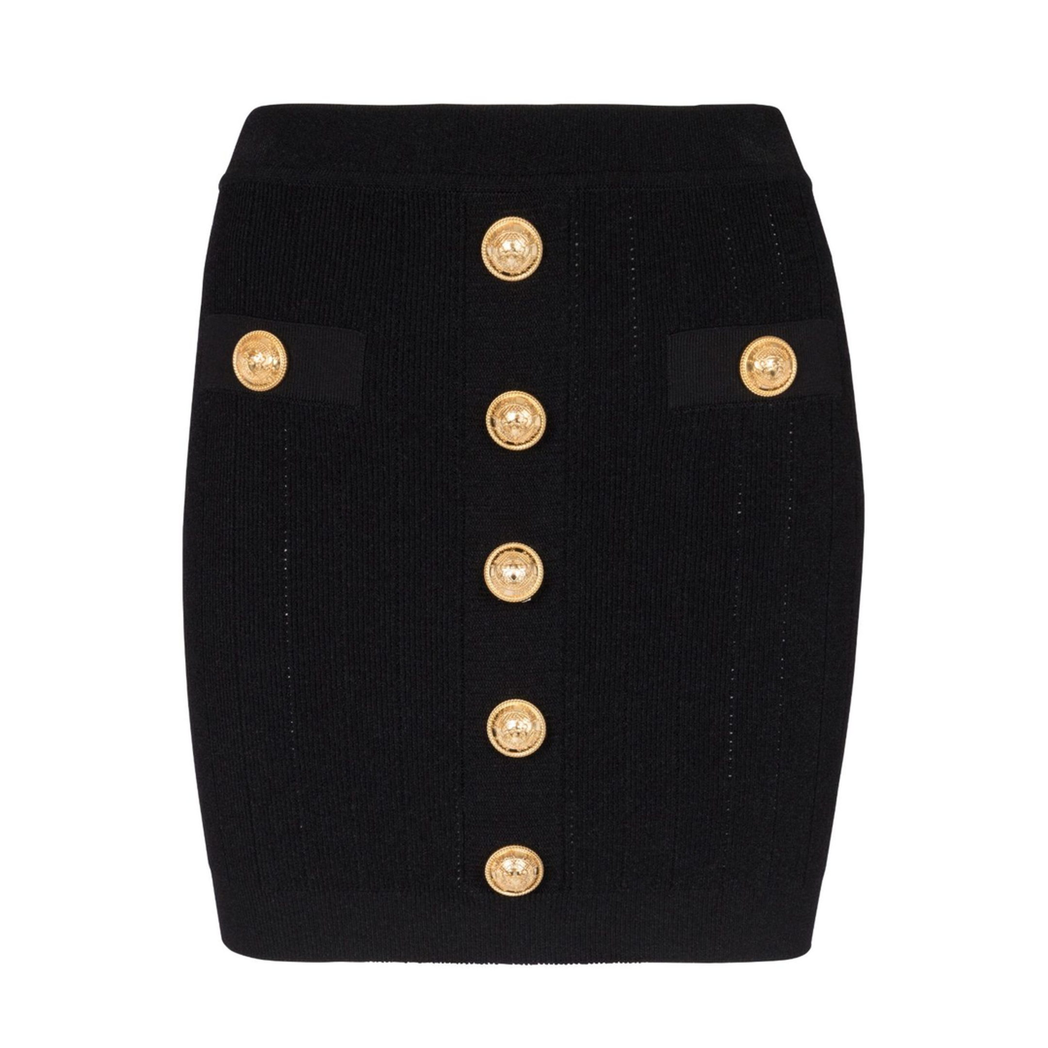 Knit Skirt with Buttons - Image 1