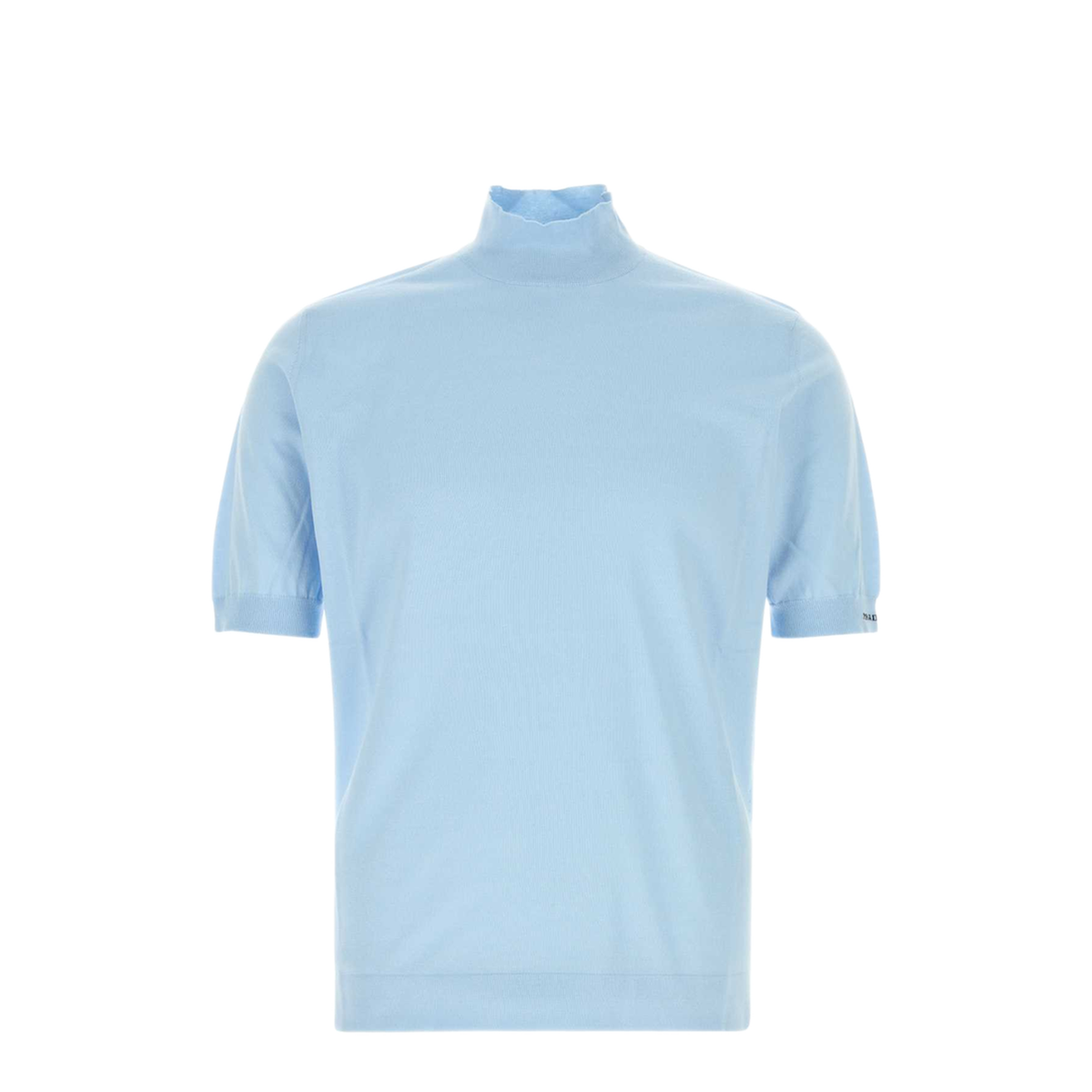 Light Blue Cotton Sweater - Image 1