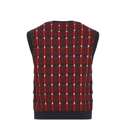 Sleeveless Knitted Vest - Image 4