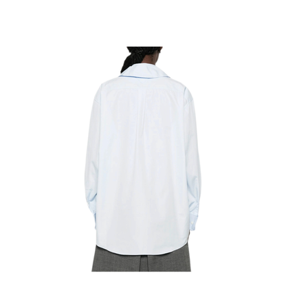 Poplin Shirt with Knot Detail - Image 5