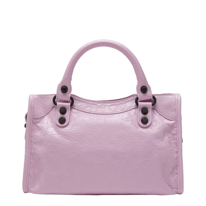 Le City Mini Arena Lambskin Top-Handle Bag - Bubbly Pink - Image 2