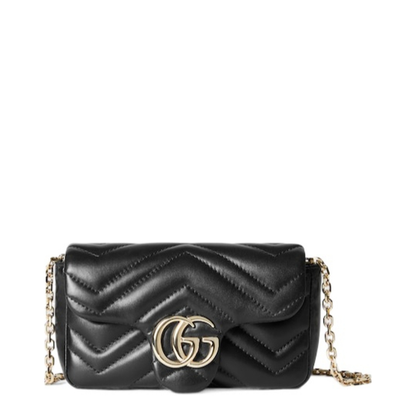 Marmont Mini Shoulder Bag in Black Leather - Image 1