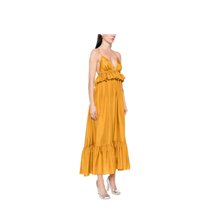 Silk Maxi Dress - Image 3