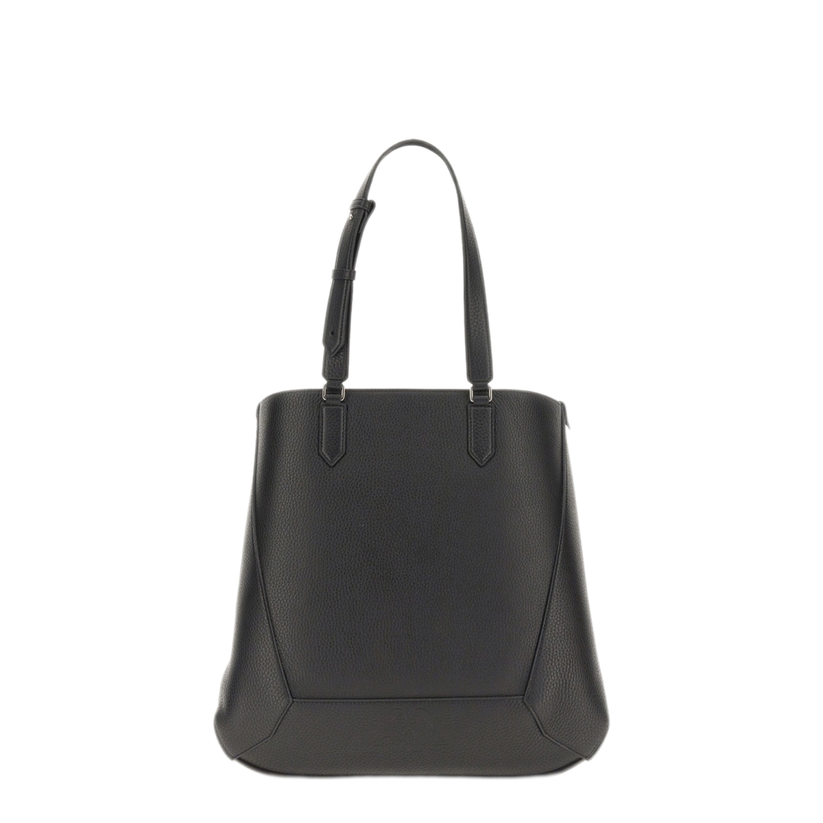 Edge Medium Calf Leather Tote - Black - Image 2