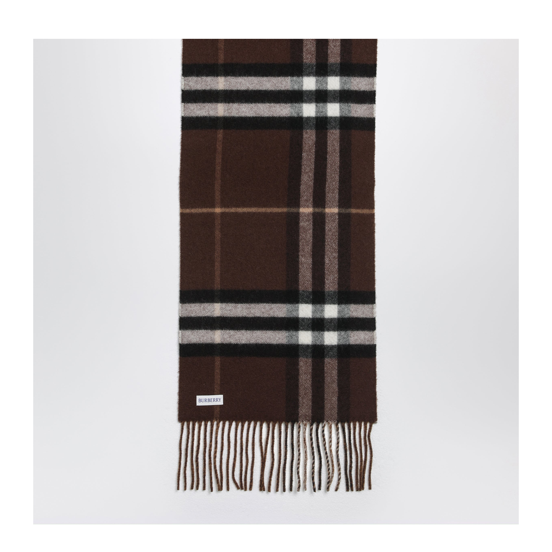 Reversible Check Cashmere Scarf - Image 2