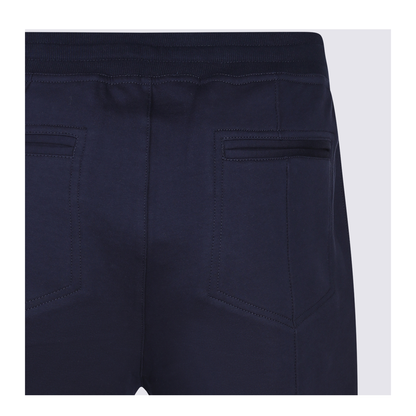 Drawstring Panelled Track Pants Blue - Image 8