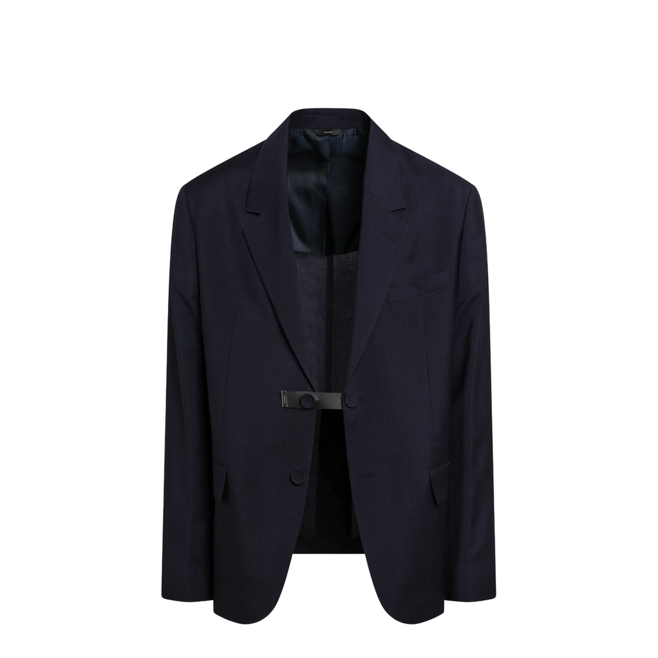 Dark Blue Wool Jacket - Image 1