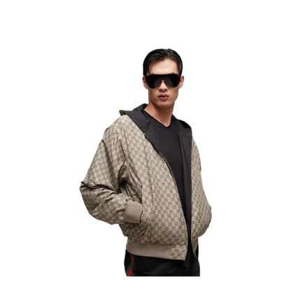 Reversible Zip Jacket In Cotton - Image 5