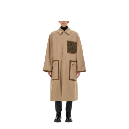 Fabric Trench Coat - Image 1
