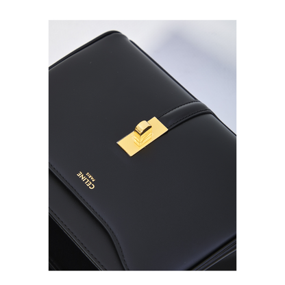 Mini 16 Bag in Satin-Finish Black Calfskin - Image 4