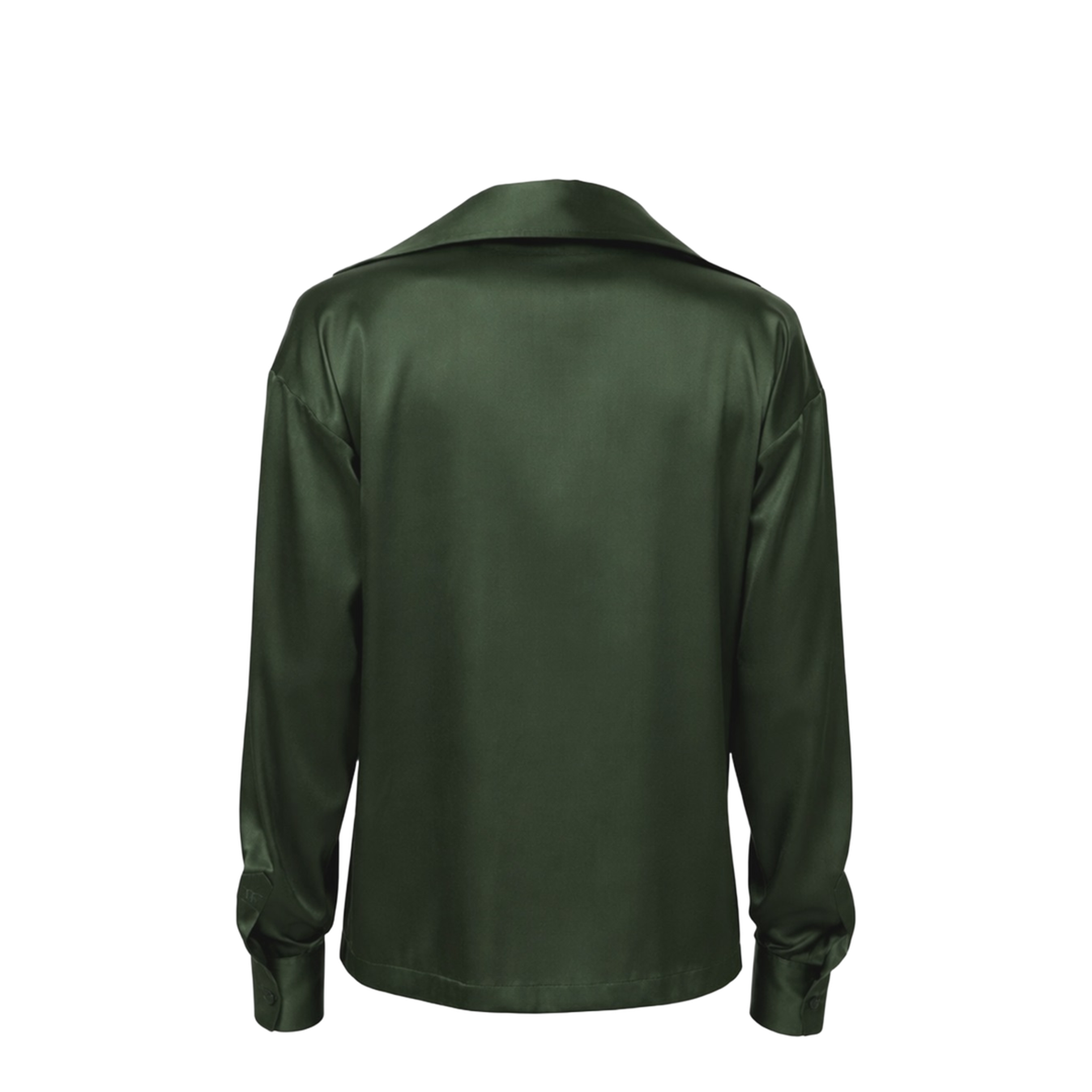 Silk Satin Stretch Shirt - Image 3