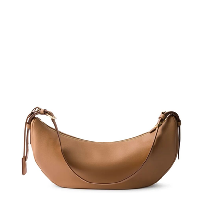 Peach Leather Large Crossbody Bag - Image 3