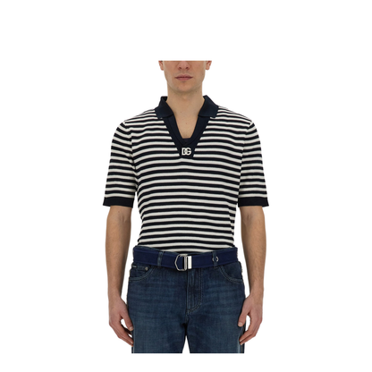 V-Neck Polo Shirt - Image 1