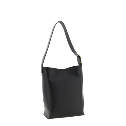 Cannolo Tote Bag Leather Black - Image 4