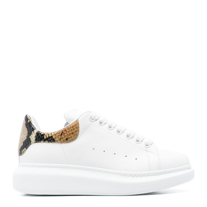 Oversized Sneaker in White/Natural - Image 1