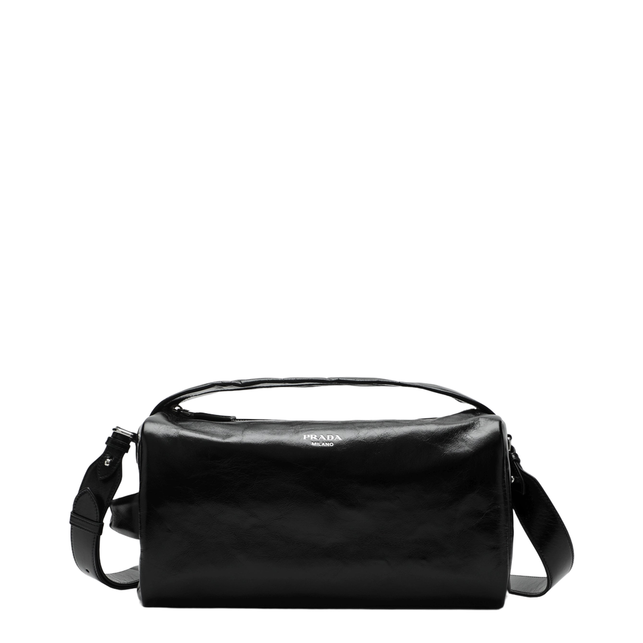 Calfskin Shoulder Bag - Black - Image 1