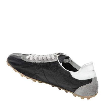 Sprinters Sneakers In Black Leather And Vintage Suede - Image 2